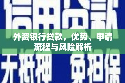 姑苏外资银行贷款，优势、申请流程与风险解析