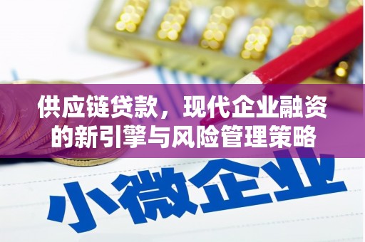 姑苏供应链贷款，现代企业融资的新引擎与风险管理策略