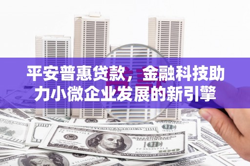 姑苏平安普惠贷款，金融科技助力小微企业发展的新引擎
