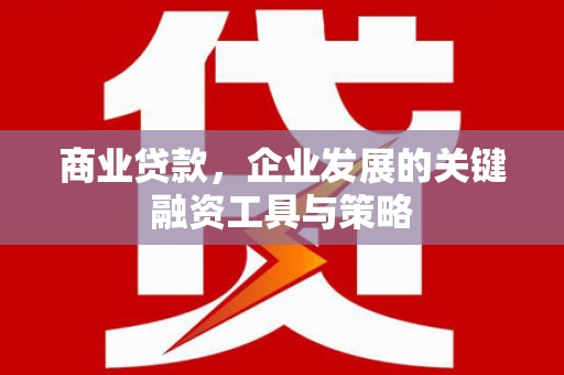 姑苏商业贷款，企业发展的关键融资工具与策略