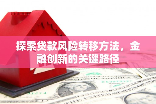 姑苏探索贷款风险转移方法，金融创新的关键路径