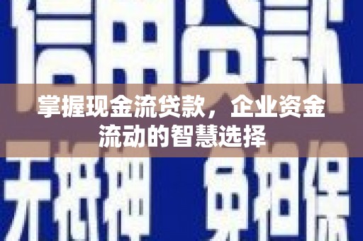 姑苏掌握现金流贷款，企业资金流动的智慧选择