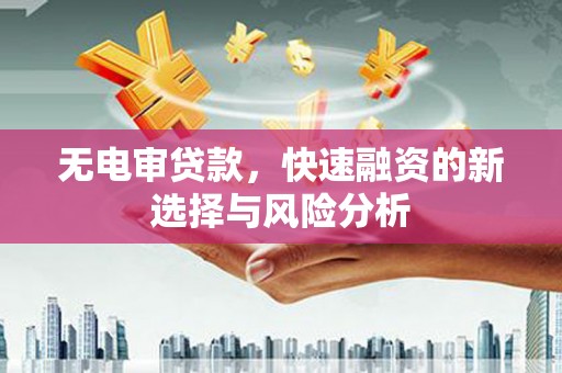 姑苏无电审贷款，快速融资的新选择与风险分析