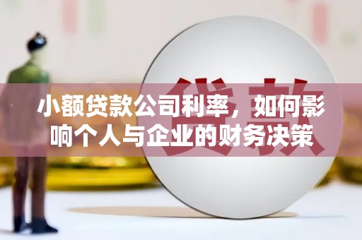 姑苏小额贷款公司利率，如何影响个人与企业的财务决策