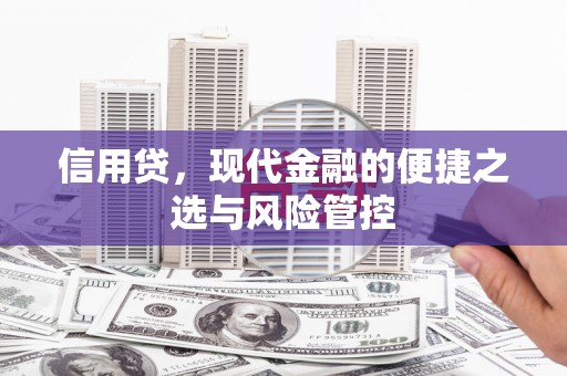 姑苏信用贷，现代金融的便捷之选与风险管控