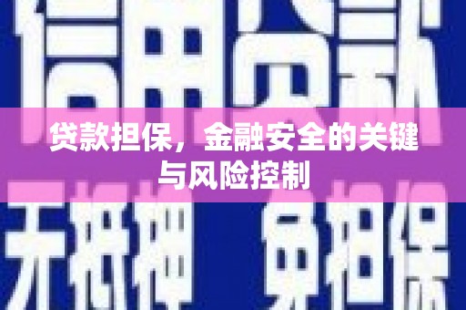 姑苏贷款担保，金融安全的关键与风险控制